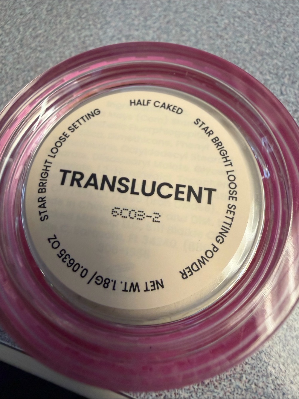 Half Caked Translucent Setting Powder - Picture 2 of 6